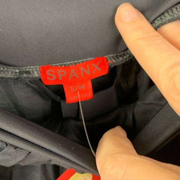 NWT Spanx S M Look At Me Black Swimsuit Cover Up Maxi Skirt Waist Tie - Picture 5 of 7